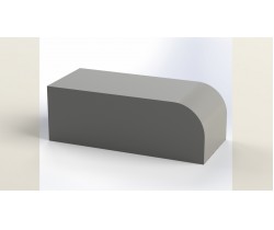 Тент ПВХ (630г/м2) 1500*3500*1500 с дугой (1 клапан)