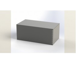 Тент ПВХ (630г/м2) 1500*3000*1500 прямоугольный (2 клапана)
