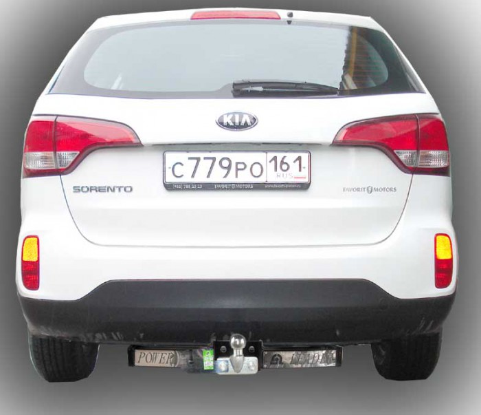 Фаркоп для HYUNDAI Santa Fe DM 2012-дизель|фаркоп на хендай санта фе|фаркоп на хендай санта фе дизель|фаркоп на киа соренто 4|фаркоп на хендай санта фе|KIA Sorento 4 XM FL 2012- с нерж. пласт.