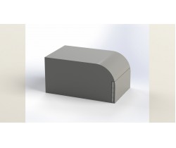 Тент ПВХ (630г/м2) 2616 -1200 с дугой (2 клапана)