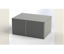 Тент ПВХ (630г/м2) 2992*1994*1835 прямоугольный (4 клапана, трос)