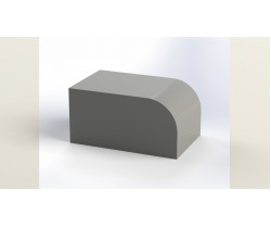 Тент ПВХ (630г/м2) 2613 -1200 с дугой (1 клапан)