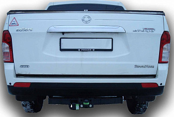 Фаркоп для SSANG YONG Actyon Sports QJ с нержавеющей пластиной 2006