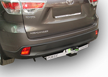 Фаркоп для TOYOTA Avensis 2013 с нержавеющей пластиной